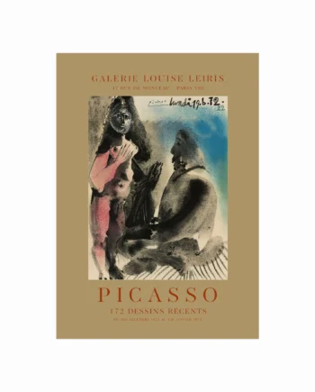 Pablo Picasso Plakat  Galerie Louise Leiris 02