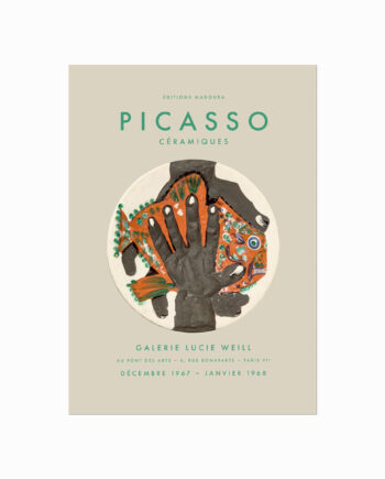 Pablo Picasso Plakat  Mains Au Poisson