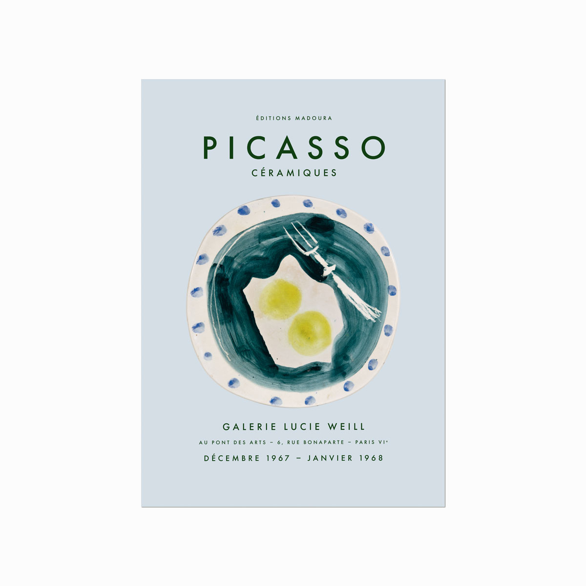 Pablo Picasso Plakat Plat Aux Ufs