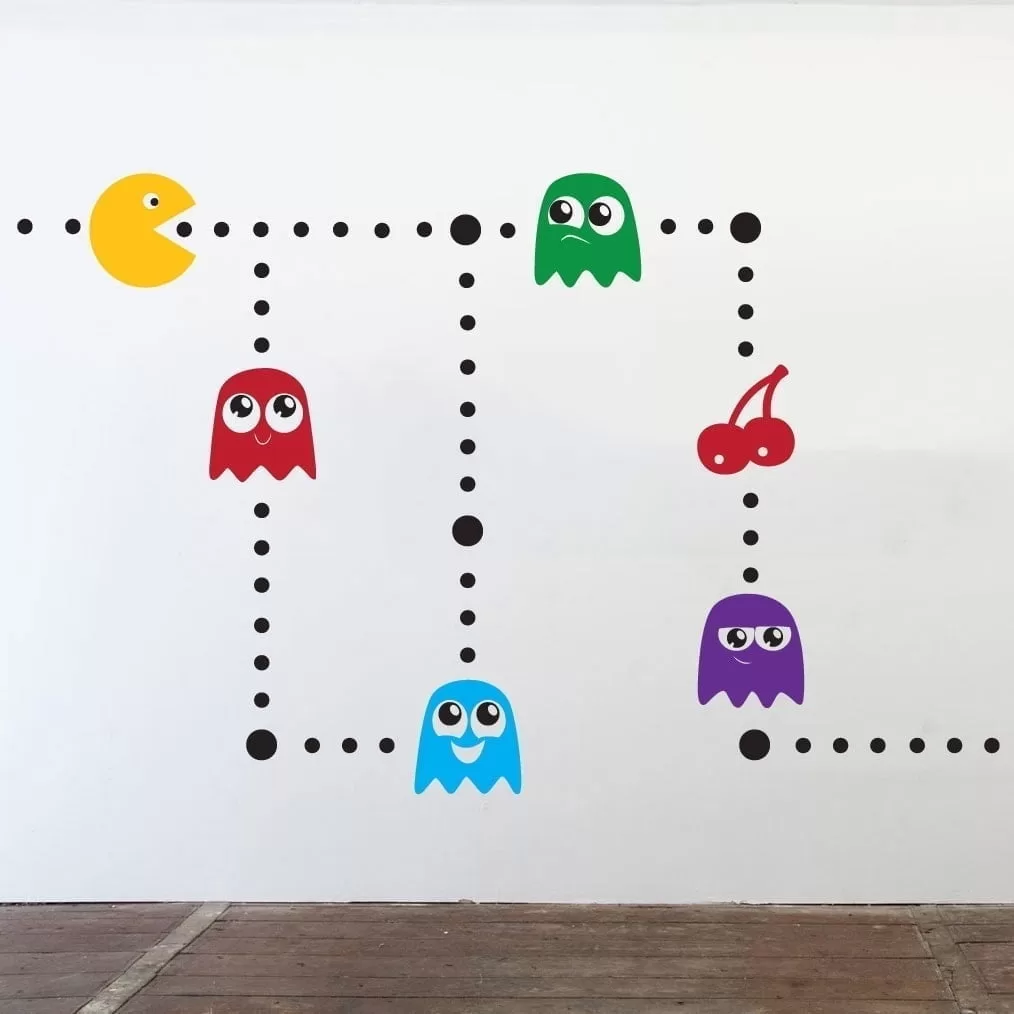 Pac Man Wallsticker