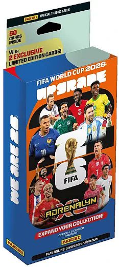 Panini Adrenalyn  : Fifa World Cup 2026 Upgrade Updated Set Blister  Deck  Blister Med 48 Kort     Limited Edition