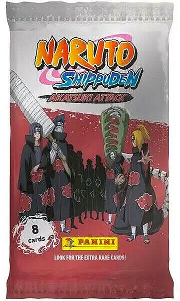 Panini Naruto Shippuden Akatsuki Attack Trading Card Collection Flow Pack