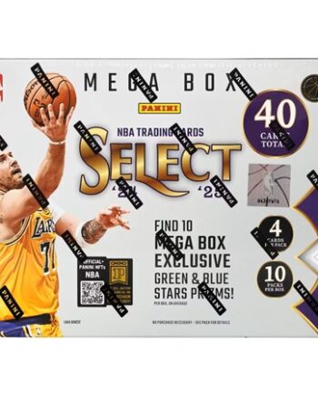 Panini Nba Select Basketball 2024-25 Hobby Mega Box  Booster Display    Box Med 10 Pakker Panini Basketballkort