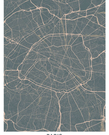 Paris Kort Af Illux
