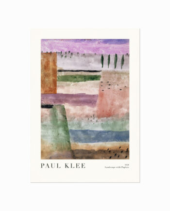 Paul Klee  Landscape With Poplars