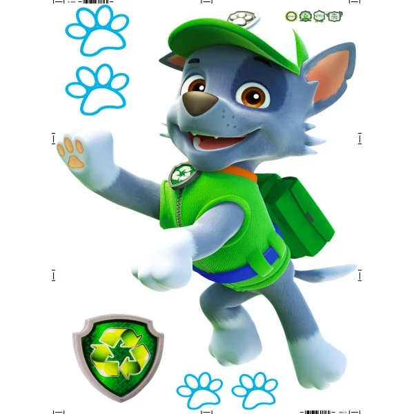 Paw Patrol Wallsticker Rocky 90x60cm
