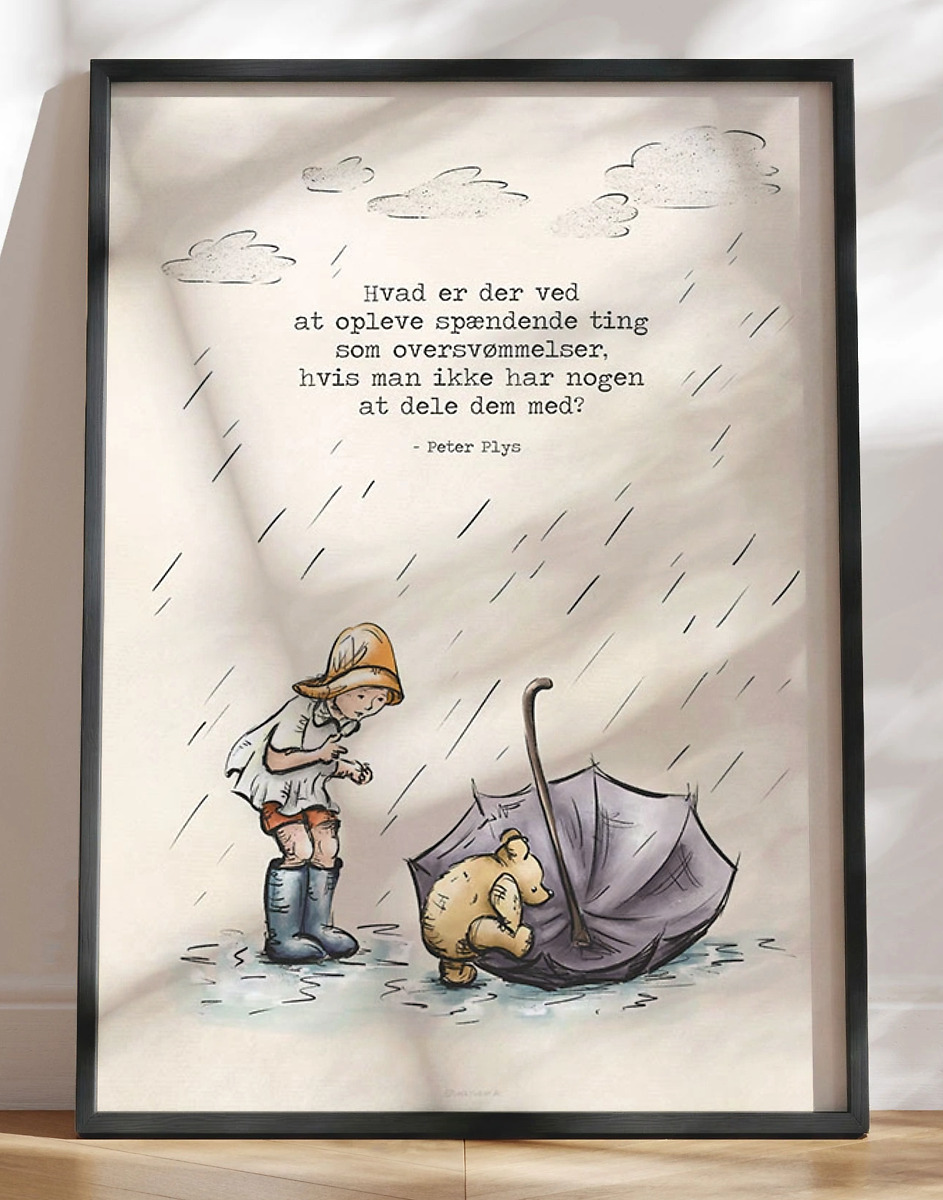 Peter Plys Plakat Nogen At Dele Med