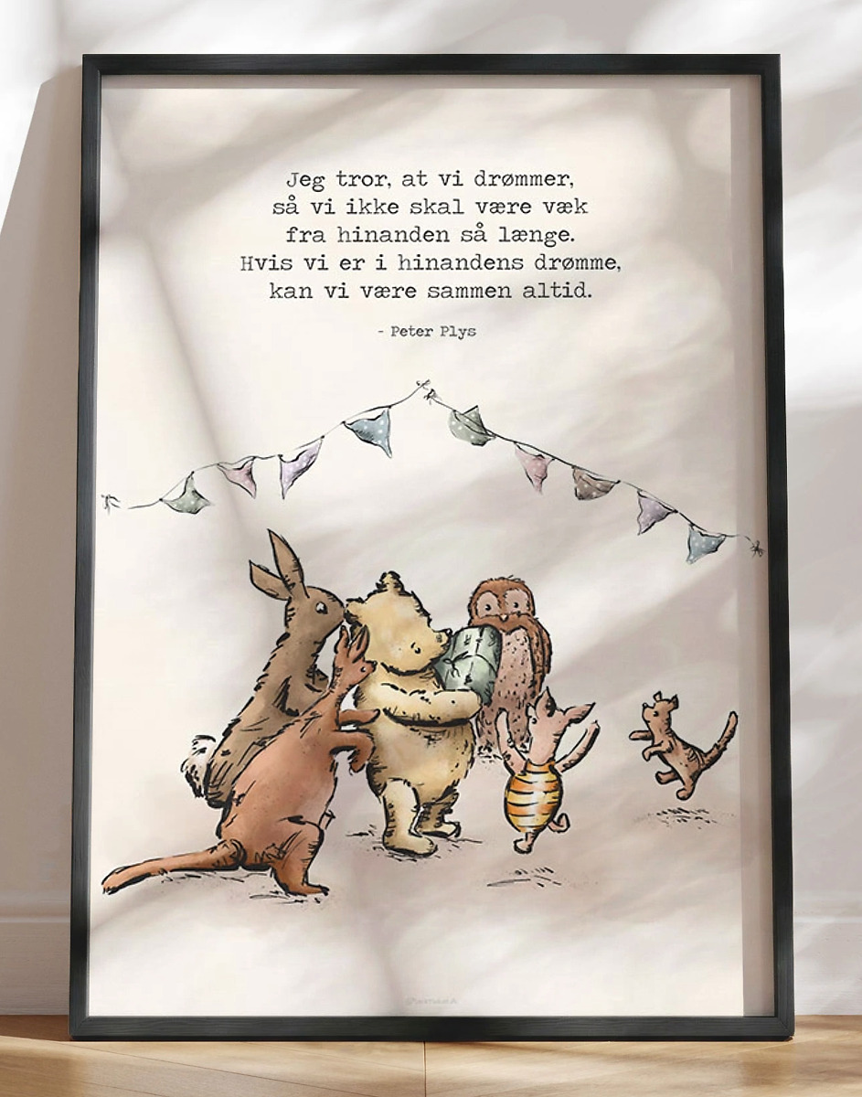 Peter Plys Plakat Sammen Altid