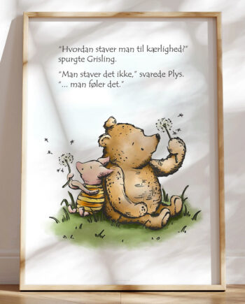 Peter Plys Plakat Stave Til Kærlighed