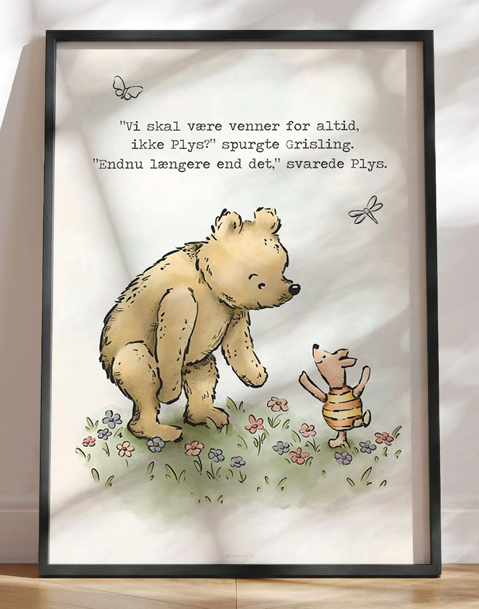 Peter Plys Plakat Venner For Altid
