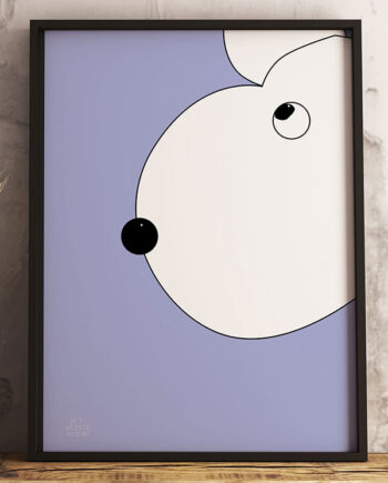 Plakat Med Musen 21   29    A4  Kr  199 -