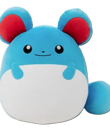 Pok 195 169 Mon Squishmallows Marill Plush Bamse 35cm