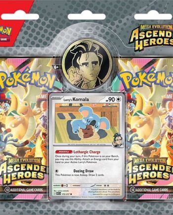 Pokemon Ascended Heroes  -pack Blister: Larry   Komala