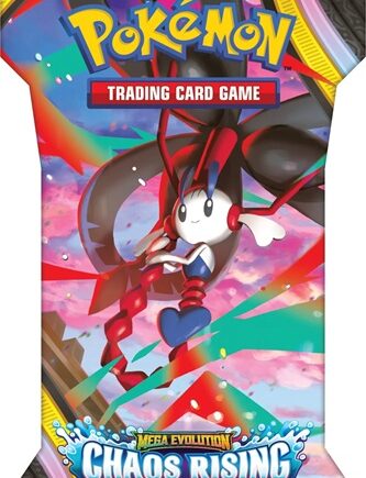 Pokemon Booster Pakke Me04 Mega Evolution: Chaos Rising Sleeved Booster Pack  Quot Cardboard   Pap Blister Quot