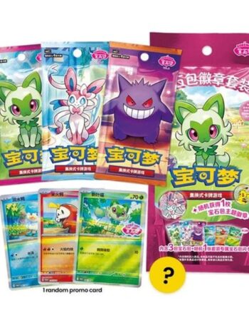 Pokemon Booster Pakke Scarlet   Violet: Gem Pack Badge Set  Kinesisk Chinese