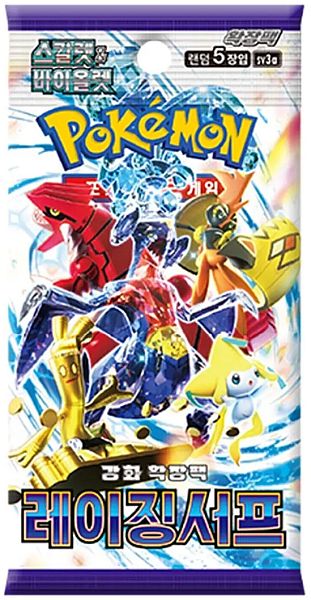 Pokemon Booster Pakke Scarlet   Violet Sv3a: Enhanced Expansion Pack Raging Surf  Koreansk