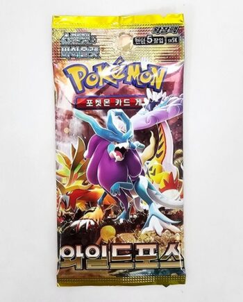 Pokemon Booster Pakke Scarlet   Violet Sv5k: Wild Force  Koreansk