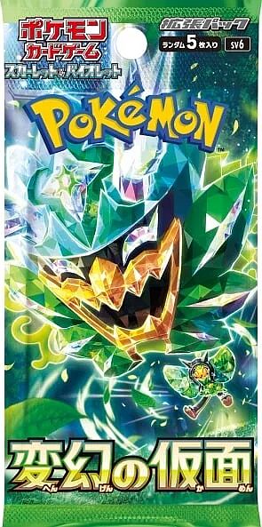 Pokemon Booster Pakke Scarlet   Violet Sv6: Mask Of Change  Japansk