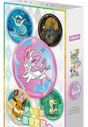 Pokemon Box  Kinesisk Chinese  Scarlet   Violet Csv9 5c: Terastal Grand Gathering Pin Set  Random Art