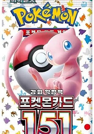Pokemon Card 151 Booster Pack  Koreansk
