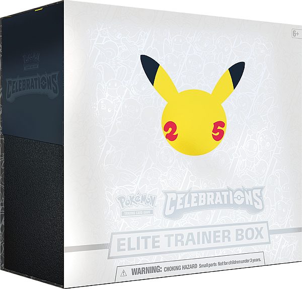 Pokemon Celebrations  25th Anniversary  Elite Trainer Box