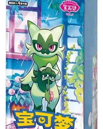 Pokemon Display  Booster Box  Scarlet   Violet Cbb5c: Gem Pack Vol     Kinesisk Chinese  18 Boosters