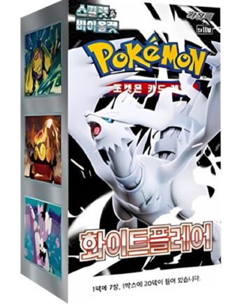 Pokemon Display  Booster Box  Scarlet   Violet Sv11w: White Flare  Koreansk  20 Boosters
