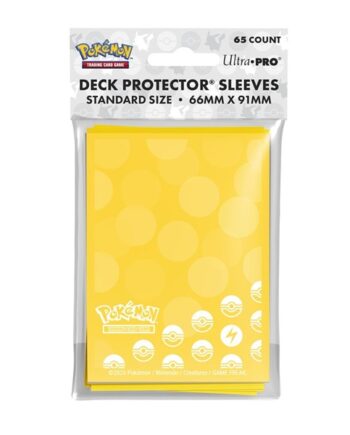 Pokemon Energy: Lightning Type Deck Protector 65 Lommer Ultra Pro Sleeves  16745