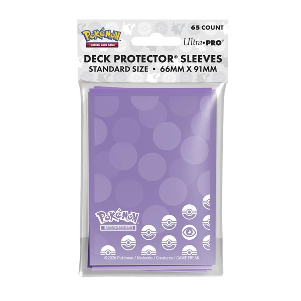 Pokemon Energy: Psychic Type Deck Protector 65 Lommer Ultra Pro Sleeves 16746