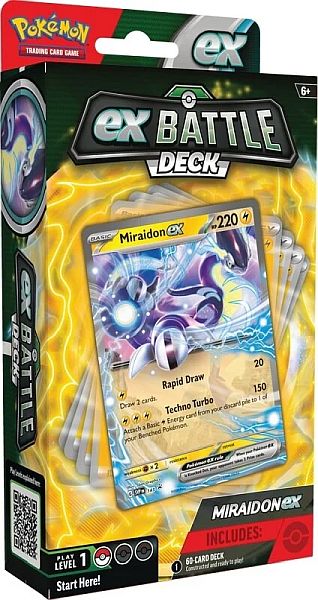 Pokemon Ex Battle Deck: Miraidon Ex  2024