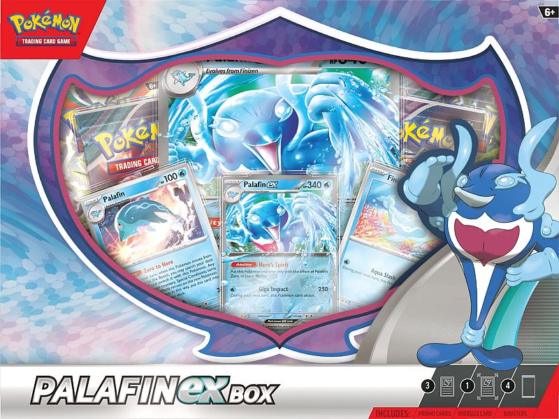 Pokemon  Ex Box: Palafin Ex  2024     Boosters