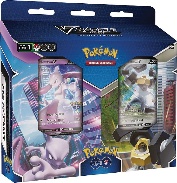 Pokemon Go: Mewtwo Vs  Melmetal   Battle Deck Bundle