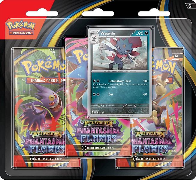 Pokemon Me02: Phantasmal Flames -pack Blister: Weavile