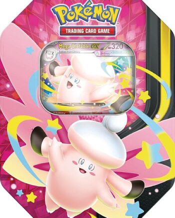 Pokemon Mega Clefable Ex Tin  2026 Mega Moonlit Tin