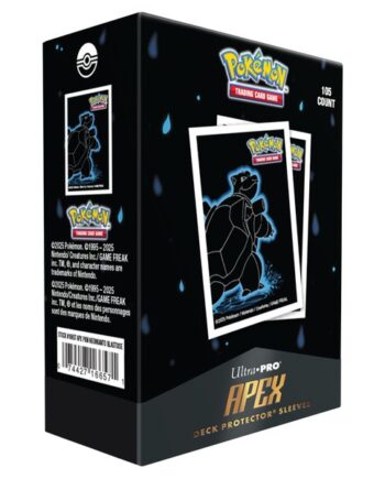 Pokemon Neon Kanto: Blastoise Apex Deck Protector 105 Lommer Ultra Pro Sleeves  16657