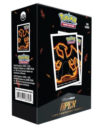 Pokemon Neon Kanto: Charizard Apex Deck Protector 105 Lommer Ultra Pro Sleeves  16656