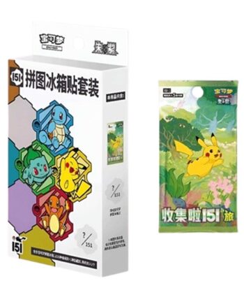 Pokemon Puzzle Fridge Magnet: Sword   Shield 151c: Collect 151 Journey  Kinesisk Chinese