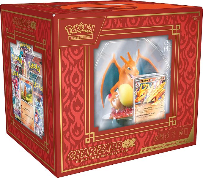 Pokemon Super-premium Collection: Charizard Ex  2024   10 Boosters