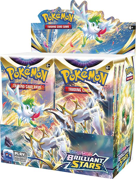 Pokemon Swsh09 Brilliant Stars Booster Box 36 Boosters