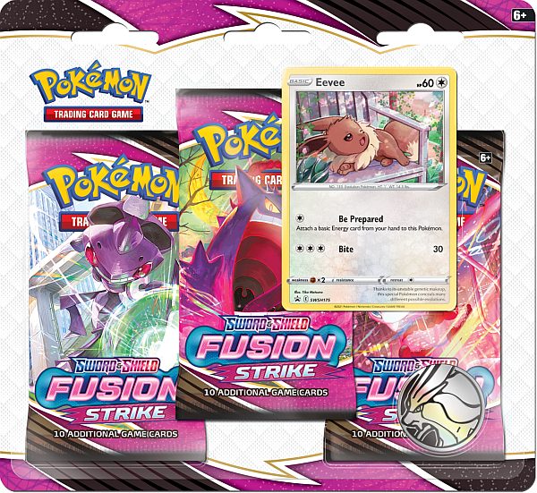 Pokemon Swsh Fusion Strike  -pack Blister: Eevee