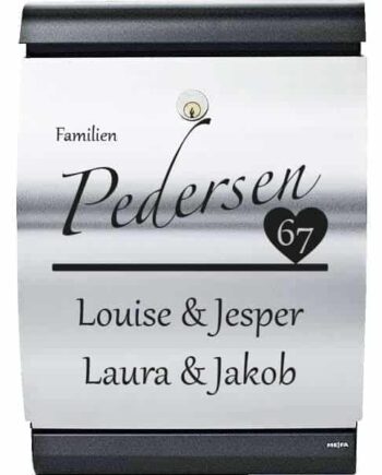 Postkasse Romantik Wallsticker
