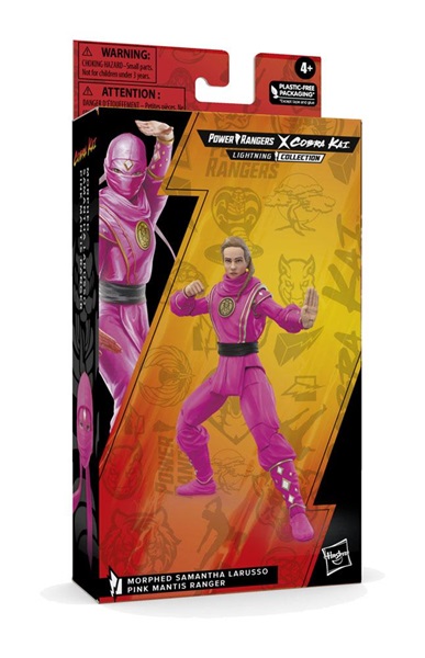 Power Rangers   Cobra Kai Morphed Samantha Larusso Pink Mantis Ranger Lightning Collection Action Figure 15cm