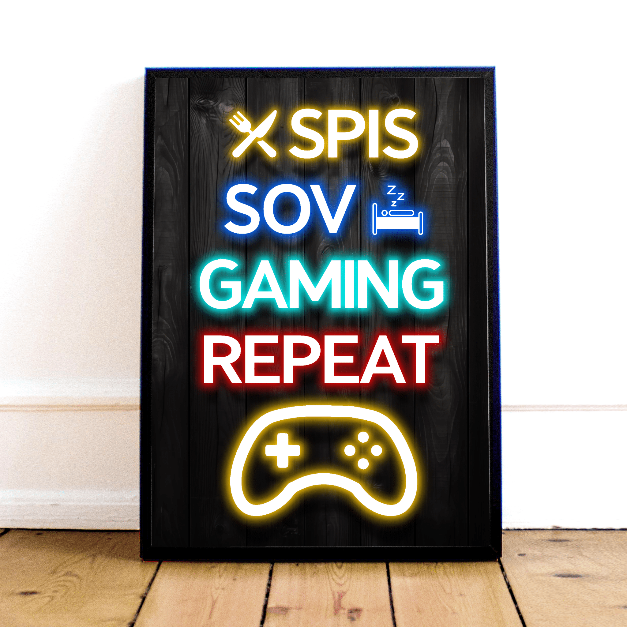 Quot Spis  Sov  Gaming  Repeat Quot  Plakat