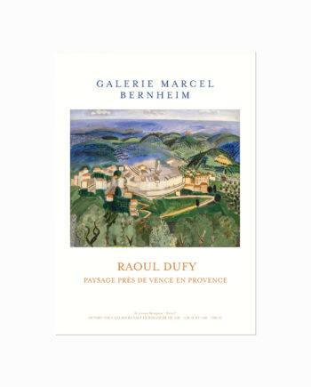 Raoul Dufy  Paysage Près De Vence En Provence