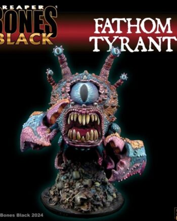 Reaper Bones Black: Fathom Tyrant Plastic Miniature Deluxe Boxed Set