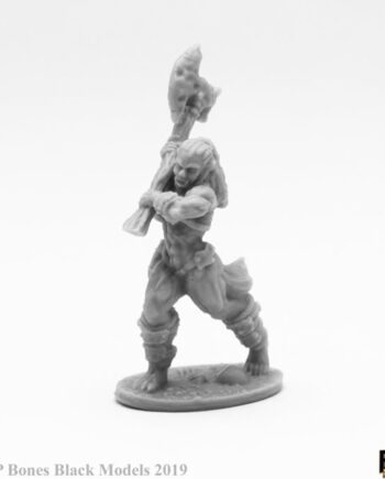 Reaper Bones Black: Jade Fire Champion Plastic Miniature