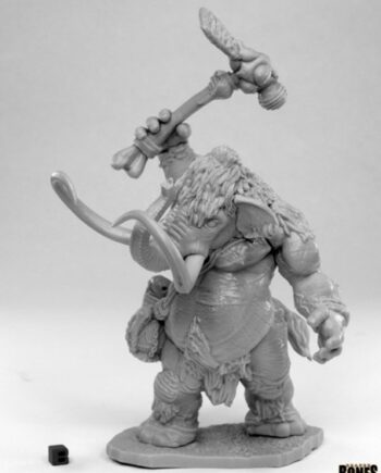 Reaper Bones Black: Mumlak The Mighty Plastic Miniature Deluxe Boxed Set