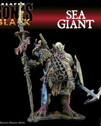 Reaper Bones Black: Sea Giant Plastic Miniature Deluxe Boxed Set