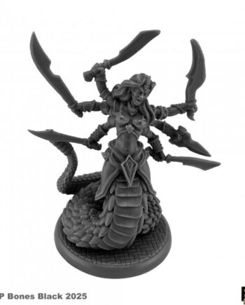 Reaper Bones Black: Vandorendra  Marilith Demon Plastic Miniature