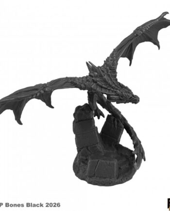 Reaper Bones Black: Wyvern  Flying  Plastic Miniature